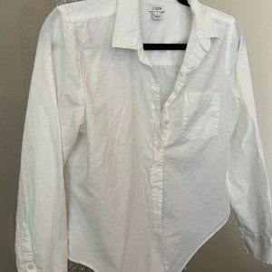 J. Crew Button Down Tie Front Top